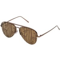 Furla Sonnenbrille Sonnenbrille Unisex Herren Damen Furla SFU177-59R80L Bronze UV400 von Furla