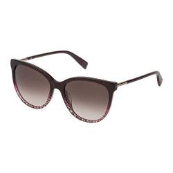 Furla Unisex SFU232 Sunglasses, Prugna C/Glittery, 55 von Furla