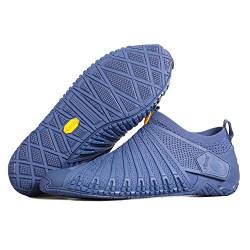 Furoshiki Vibram Original Knit High Men, Size:40;Color:Navy von Furoshiki