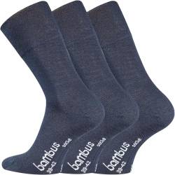 FussFreunde 6 Paar Damen Bambus Socken, Geruchs-Killer mit Anti-Loch -Garantie (DE/NL/SE/PL, Numerisch, 35, 38, Regular, Regular, Marine) von FussFreunde