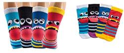 Kinder Socken 6 Paar Jungen oder Mädchen,Schadstoffgeprüfte Textilien nach Öko-Tex Standard 100 (Freche Bande, 27/30 = 5-6 Jahre) von FussFreunde