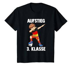 Kinder Fußball Schule Kind Junge 3 Klasse T-Shirt von Fußball Deutschland 3 Klasse Geschenk T-Shirt