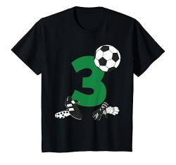 Kinder Geburtstagsshirt 3 Jahre Fussball T-Shirt 3. Geburtstag T-Shirt von Fussball Shirts zum 3. Geburtstag