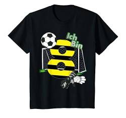 Kinder Geburtstagsshirt 8 Jahre Fussball T-Shirt 8. Geburtstag T-Shirt von Fussball Shirts zum 8. Geburtstag