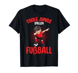 Coole Jungs spielen Fußball Fußballer Jungen Kinder T-Shirt von Fussballer & Fussball Fan Motiv Geschenkideen