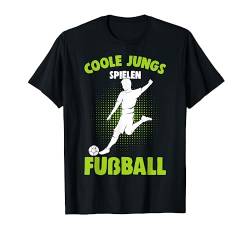 Coole Jungs spielen Fußball Fußballer Kinder Junge T-Shirt von Fussballer & Fussball Fan Motiv Geschenkideen