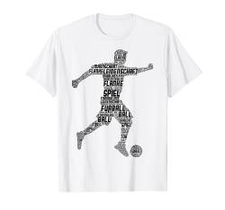 Fußball Fußballer Jungen Kinder Männer T-Shirt von Fussballer & Fussball Fan Motiv Geschenkideen