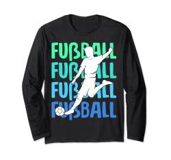 Fußball Fußballer Kinder Jungen Langarmshirt von Fussballer & Fussball Fan Motiv Geschenkideen