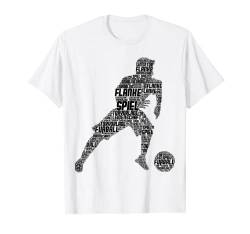 Fußball Fußballer Kinder Jungen Männer T-Shirt von Fussballer & Fussball Fan Motiv Geschenkideen