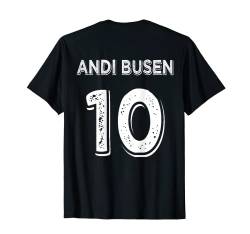 Herren Andi Busen Fußballtrikot lustig Fußballspieler T-Shirt von Fußballspieler Trikot herren Fußballer Geschenk