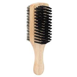 Bartbürste für Männer, Bartbürste mit Holzgriff Doppelseitige Bartpflegebürste für Männer Zur Reinigung Des Schnurrbarts von Fybida