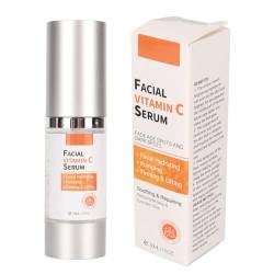 Vitamin-C-Gesichtsserum, 30 Ml, Gesichts-Vitamin-C-Serum, Feuchtigkeitsspendend, Aufpolsternd, Straffend, Straffend, Falten Reduzierend, Gleichmäßiger Hautton, Gesichtsreparaturserum Für Frauen von Fyearfly