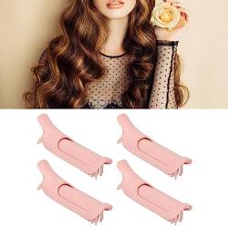 Volumengebende Haarwurzelklammern, 4 Stück Haarvolumenklammern Rosa Volumengebende Haarwurzelklammern Für Frauen Mädchen Dünnes Lockiges Haar-Styling von Fyearfly