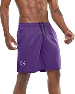 G Gradual Herren-Shorts, 17,8 cm, schnell trocknend, leicht, mit Reißverschlusstaschen von G Gradual
