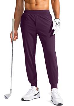 Herren Golf Jogger Hose, wein, Mittel von G Gradual