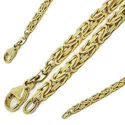 G J Königskette 333 8Karat 1,80mm 45cm 8,9g massiv Echtgold Gelbgold Halskette Collier Gold für Damen Herren Made in Germany von G J