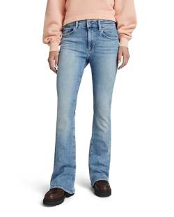 G-STAR RAW Damen 3301 Flare Jeans, Blau (sun faded nubay blue D21290-D441-G343), 25W / 32L von G-STAR RAW