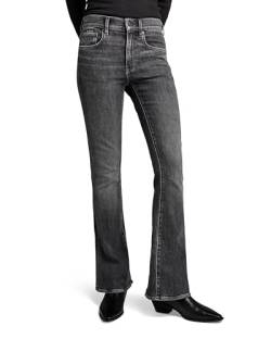G-STAR RAW Damen 3301 Flare Jeans, Grau (faded apollo grey D21290-D535-G350), 25W / 30L von G-STAR RAW