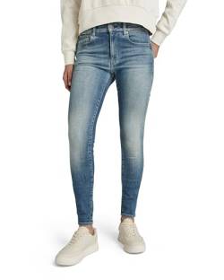 G-STAR RAW Damen 3301 High Skinny Jeans, Blau (faded blue topaz D05175-C051-G352), 29W / 30L von G-STAR RAW