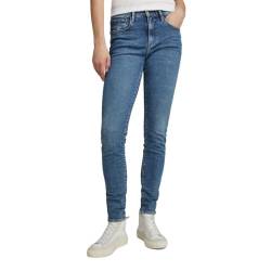 G-STAR RAW Damen 3301 High Skinny Jeans, Blau (faded miami blue D05175-D188-G141), 30W / 30L von G-STAR RAW