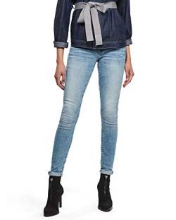 G-STAR RAW Damen 3301 High Skinny Jeans, Blau (lt indigo aged D05175-8968-8436), 28W / 30L von G-STAR RAW