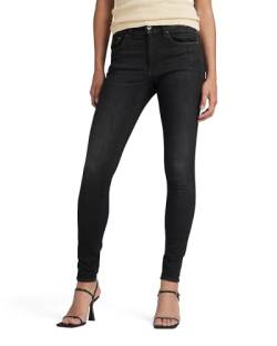 G-STAR RAW Damen 3301 High Skinny Jeans, Schwarz (worn in coal D05175-A634-B179), 26W / 34L von G-STAR RAW