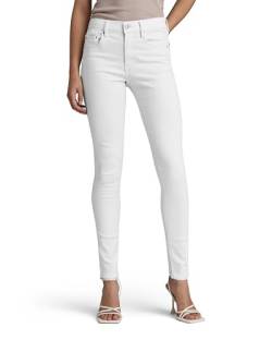G-STAR RAW Damen 3301 High Skinny Jeans, Weiß (paper white gd D05175-C258-G547), 28W / 30L von G-STAR RAW
