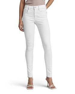 G-STAR RAW Damen 3301 High Skinny Jeans, Weiß (paper white gd D05175-C258-G547), 31W / 30L von G-STAR RAW