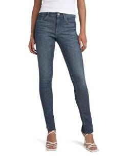 G-STAR RAW Damen 3301 Skinny Slit Jeans, Blau (faded blues D21404-D106-D135), 29W / 30L von G-STAR RAW