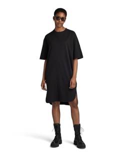 G-STAR RAW Damen Boxy U Tee Kleid, Schwarz (dk black D22840-C336-6484), XS von G-STAR RAW