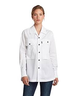 G-STAR RAW Damen Boyfriend Hemd, Weiß (white D19668-4481-110), XS von G-STAR RAW