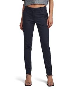 G-STAR RAW Damen Bronson Mid Waist Skinny Chino, Blau (mazarine blue D03166-5488-4213), 24W / 30L von G-STAR RAW