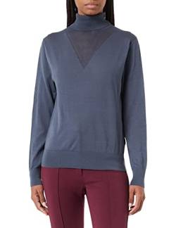 G-STAR RAW Damen Core Roll Neck Knitted Pullover, Blau (fantem blue D21961-D166-863), M von G-STAR RAW