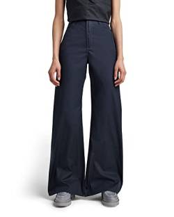 G-STAR RAW Damen Deck Ultra High Wide Leg Hose, Blau (salute D22591-D194-C742), 30W / 30L von G-STAR RAW