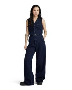 G-STAR RAW Damen Denim Weste , Blau (rinsed D24207-C456-082), XXL von G-STAR RAW