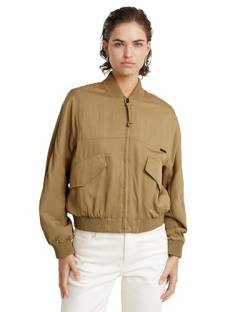 G-STAR RAW Damen Everyday Bomber Overshirt , Beige (safari D23018-D573-B444), S von G-STAR RAW