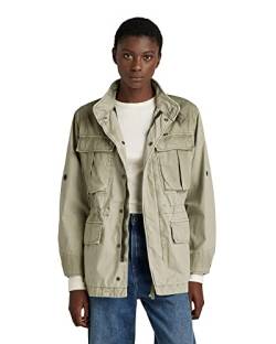 G-STAR RAW Damen Field Overshirt, Grün (shamrock vintage gd D21427-9740-D187), XXS von G-STAR RAW