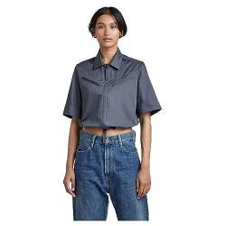 G-STAR RAW Damen Flight Top, Blau (fantem blue D22154-D197-863), M von G-STAR RAW