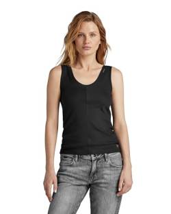 G-STAR RAW Damen Front Seam Tank Top , Schwarz (dk black D24521-D275-6484), S von G-STAR RAW