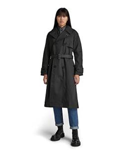 G-STAR RAW Damen High Trenchcoat, Blau (raw denim D22012-D189-001), L von G-STAR RAW