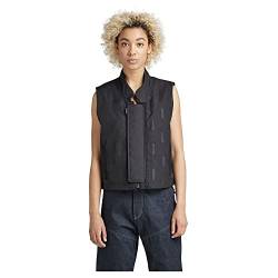 G-STAR RAW Damen Inflatable Weste, Schwarz (dk black D22046-D207-6484), XL von G-STAR RAW