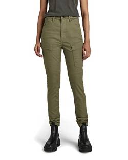 G-STAR RAW Damen Kafey Cargo Ultra High Skinny Hose, Grün (shadow olive D21099-C105-B230), 29W / 34L von G-STAR RAW