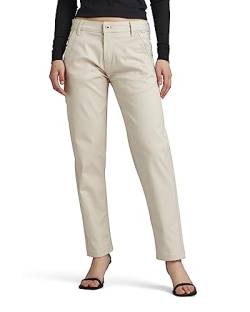 G-STAR RAW Damen Kate Boyfriend Chino, Beige (whitebait D22539-C072-1603), 25W / 32L von G-STAR RAW