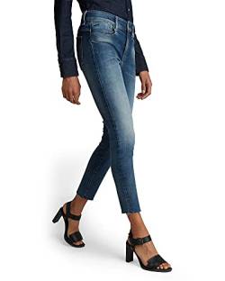 G-STAR RAW Damen Lhana Skinny Ankle Jeans, Blau (faded clear sky D19639-C051-C283), 25W / 30L von G-STAR RAW