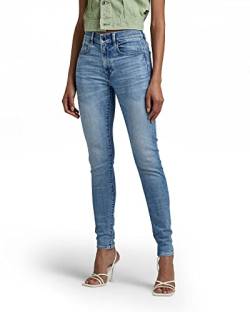 G-STAR RAW Damen Lhana Skinny Jeans, Blau (sun faded niagara D19079-C051-D898), 27W / 32L von G-STAR RAW