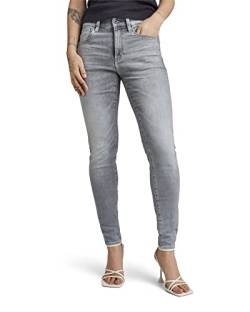 G-STAR RAW Damen Lhana Skinny Jeans, Grau (sun faded glacier grey D19079-A634-C464), 26W / 32L von G-STAR RAW