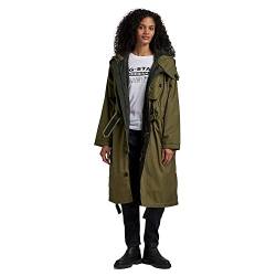 G-STAR RAW Damen Long Parka Wmn Jackets, Shadow Olive, 36 von G-STAR RAW