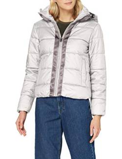 G-STAR RAW Damen Meefic Hooded Padded Jacke, Grau (cool grey D17597-B958-1295), S von G-STAR RAW