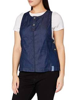 G-STAR RAW Damen Mock Neck Hemd, Blau (lt cloud D19709-C894-0024), XXS von G-STAR RAW