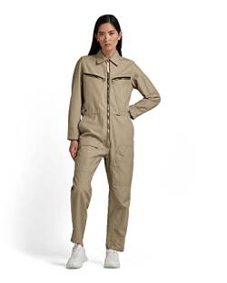 G-STAR RAW Damen Multi Zip Jumpsuit 2.0, Beige (tree house D21029-C960-C941), M von G-STAR RAW